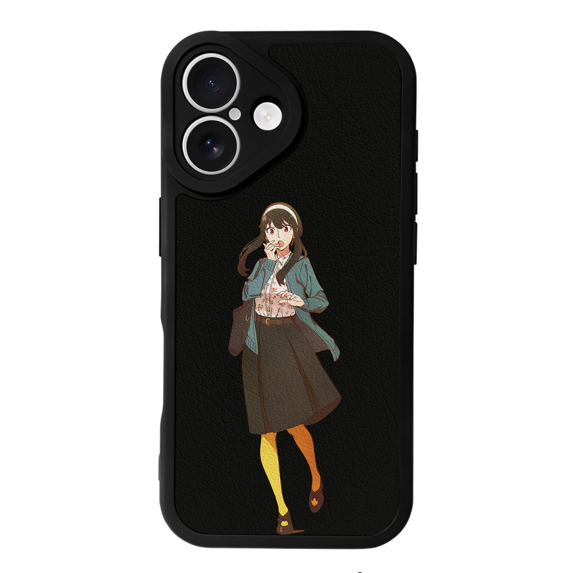 （画像用） SPY×FAMILY间谍家家酒 【iPhone 16シリーズ対応】シリコンスマホケース（レザー調） 材質：シリコン